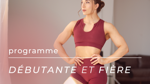 Programme Débutante et fière - Initiation à la musculation, Full-Body, Maison ou Gym, 3 jours (30 minutes)