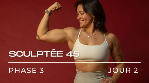 Programme Sculptée en 45 minutes sans impact, Phase 3 (Semaine 9-12), Jour 2 Pull Haut du corps