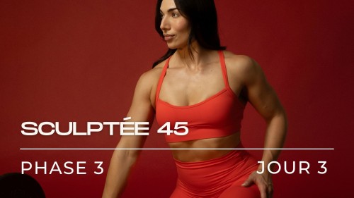 Programme HOT MOM Sculptée en 45, Phase 3 (Semaine 9-12), Jour 3 Push Haut du corps
