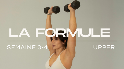 Challenge Recomposition Corporelle 6 semaines : Semaine 3-4 Haut du corps