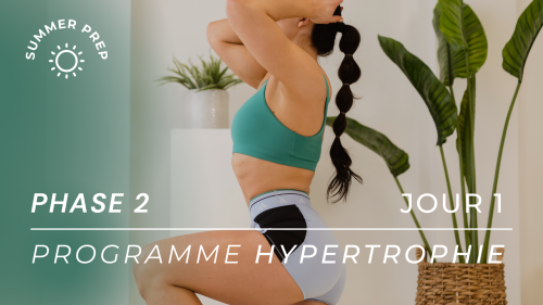 Programme Gain de masse SUMMER PREP - Phase 2, Jour 1 : Ischios, Quads