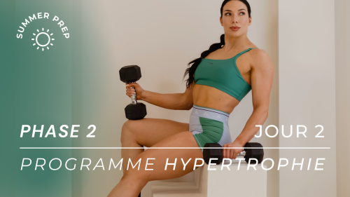 Programme Gain de masse SUMMER PREP - Phase 2, Jour 2 : Dos, Pectoraux