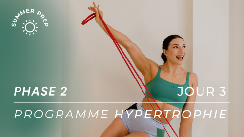 Programme Gain de masse SUMMER PREP - Phase 2, Jour 3 : Épaules, fessiers
