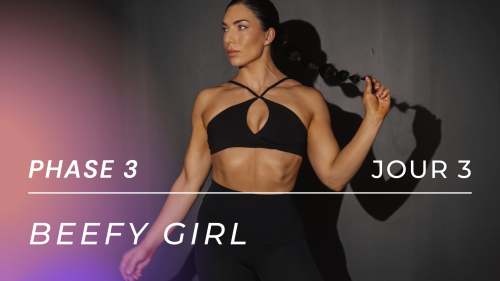 Programme gain de masse BEEFY GIRL - Phase 3, Jour 3 : Épaules, pecs, triceps