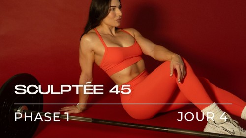 Programme HOT MOM Sculptée en 45, Phase 1 (Semaine 1-4), Jour 4 Pull Bas du corps