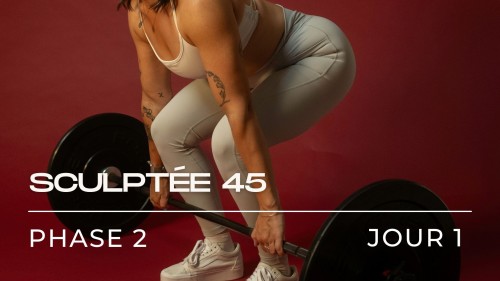 Programme HOT MOM Sculptée en 45, Phase 2 (Semaine 5-8), Jour 1 Push Bas du corps