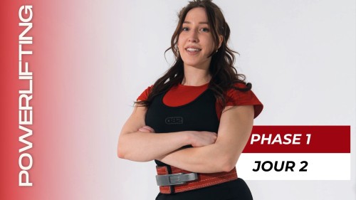 Programme Intro au Powerlifting Phase 1 (Semaine 1-4), Jour 2 : Bench