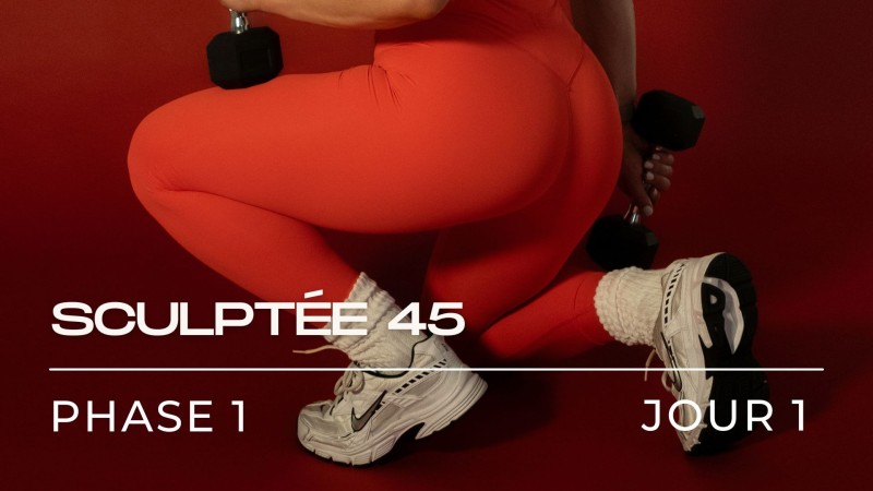 Programme HOT MOM Sculptée en 45, Phase 1 (Semaine 1-4), Jour 1 Push Bas du corps