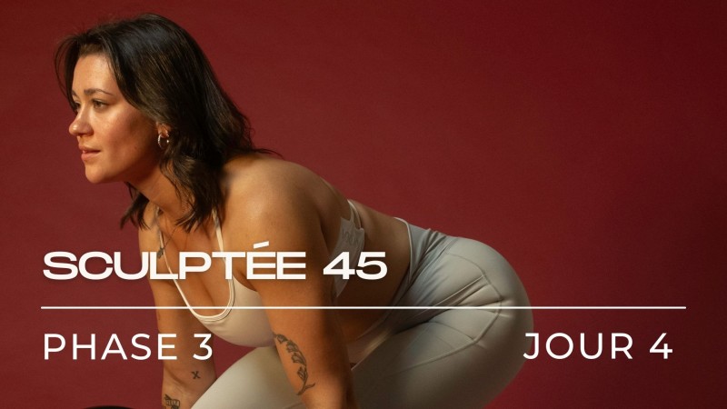 Programme HOT MOM Sculptée en 45, Phase 3 (Semaine 9-12), Jour 4 Pull Bas du corps