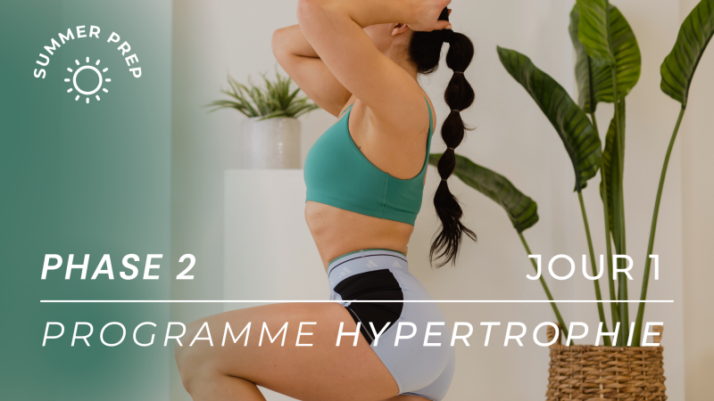 Programme Gain de masse SUMMER PREP - Phase 2, Jour 1 : Ischios, Quads