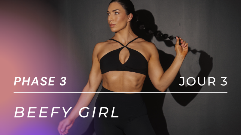 Programme gain de masse BEEFY GIRL - Phase 3, Jour 3 : Épaules, pecs, triceps